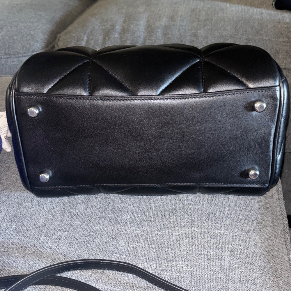 Coach Rowan Black Quilted Bag - Picture 10 of 12